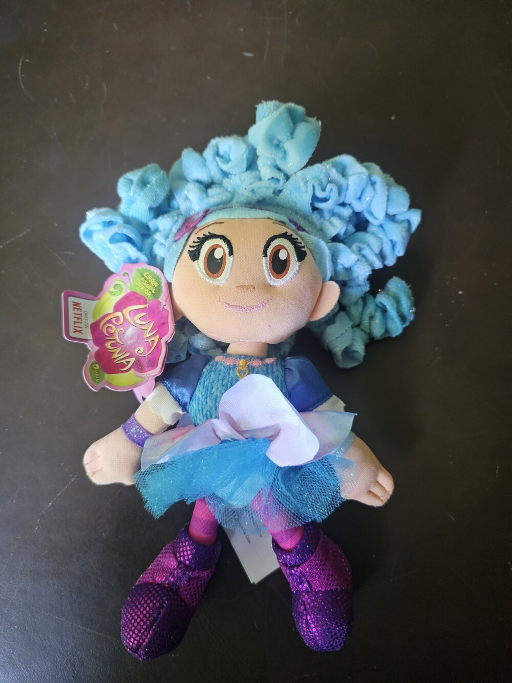 NEW Netflix Cirque Du Soleil LUNA PETUNIA 8" Beanie Plush Doll #22111 NWT